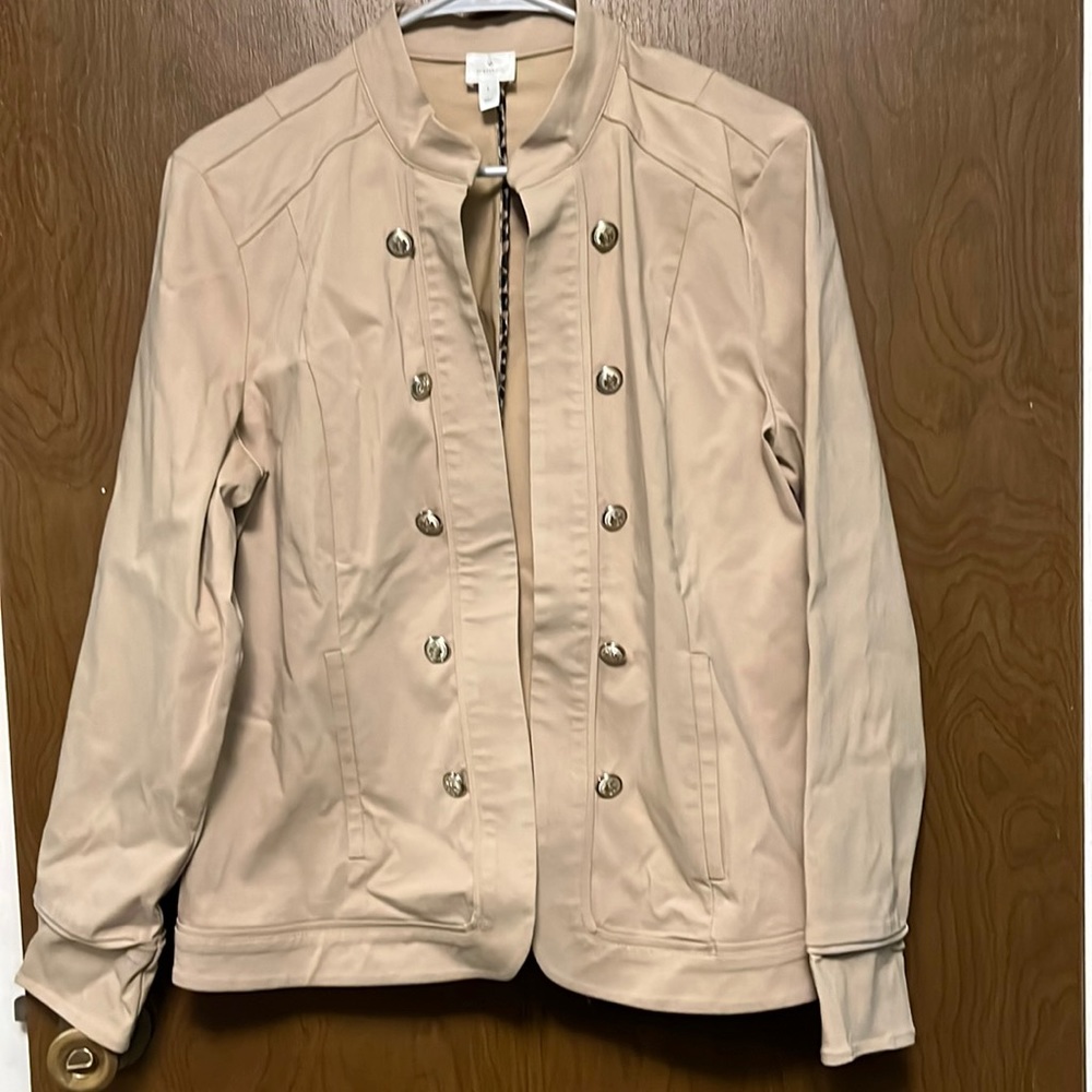 Dress barn tan jacket size L